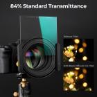 100x100mm quadrado preto difusor 1/4 filtro de efeito 28 revestimentos multicamadas filtro de efeito cinematográfico de sonho