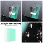 100x100mm quadrado preto difusor 1/4 filtro de efeito 28 revestimentos multicamadas filtro de efeito cinematográfico de sonho