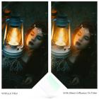 100x100mm quadrado preto difusor 1/4 filtro de efeito 28 revestimentos multicamadas filtro de efeito cinematográfico de sonho