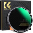 72mm Black-Mist 1/4 &ND2-32 Black Diffusion 1/4 Filter Black Pro-mist 1/4 & Variable ND Filter Nano-Xcel Serie 2 in 1 Filter