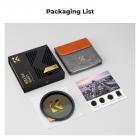 82 mm multifunksjonelt justerbart svart mykt 1/4 og ND2-32 filter 2 i 1 med 28 flerlagsbelegg - Nano X-serien