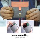 Firkantet ND4 Filter 100*100*2mm Neutral Densitet Filtre 28 Multi-Coated Glas Vandtæt Grå ND