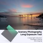 100 x 100mm Filter ND16 Neutral Densitet, 1.2/4 stop, Fyrkantsfilter