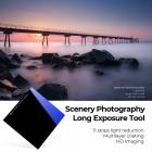 Firkantet ND2000 Filter 100*100*2mm Neutral Density Filtre 28 Multi-Coated Glas Vandtæt Grå ND