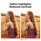 100x100mm Square Black Diffuison 1/8 Effect Filter 28 Multi-Layer Coatings Dream Cinematic Effect Filter