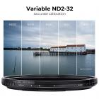 Variable ND2-ND32 Magnetic filter 82mm Variable ND filter（5 Stopps）35-lags belægning Nano X-serien
