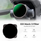 Filtro ND64-1000 variável para DJI Mavic 3, filtro de densidade neutra com 28 revestimentos multicamadas à prova d'água/resistente a arranhões