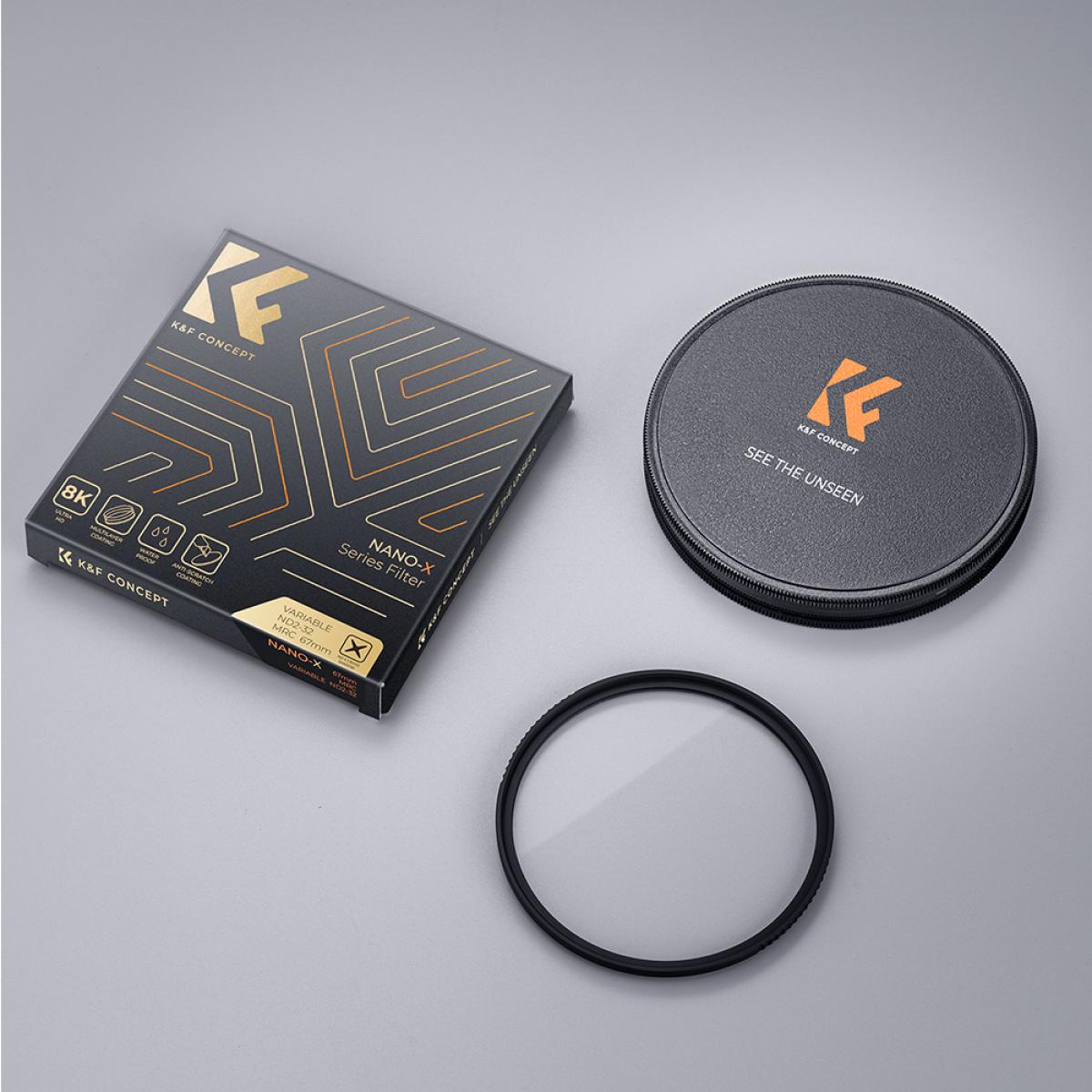 Filtro UV K&F Concept 43mm – Ultra-Duro E Riflessione Ultrabassa, Vetro AGC Con 28 Strati Nano Rivestimento, Protezione Per Obiettivo Con Panno Pulizia