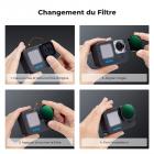 Filtre K&F Concept variable ND2-32 compatible avec GoPro Hero 13 Black, filtre de réduction de lumière à densité neutre pour GoPro 12/11/10/9 Black, verre optique HD multicouche, accessoires pour caméras d'action