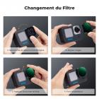 Filtre K&F Concept variable ND32-512 compatible avec GoPro Hero 13 Black, filtre de réduction de lumière à densité neutre pour GoPro 12/11/10/9 Black, verre optique HD multicouche, accessoires pour caméras d'action