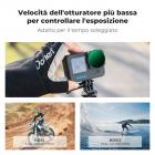 K&F Concept Filtro Variabile ND32-512 per GoPro Hero 13/12/11/10/9, con Filtro Densità Neutra ND32-512 con 28 Strati di Nano Rivestimento, Fotocamera di Azione Accessori