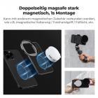 K&F Concept 6,7 Zoll Magnetischer VND Objektivfilter-Adapter mit 67mm Variablem ND2-32 Filter Kompatibel mit iPhone, Kompatibel mit 16/15/14/13/12 Pro Max, 16/15/14 Plus