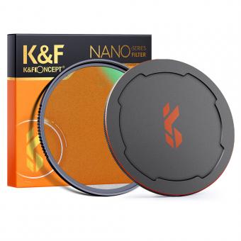 58mm Black Mist 1/4 + Tapa de Metal, Serie Nano-X