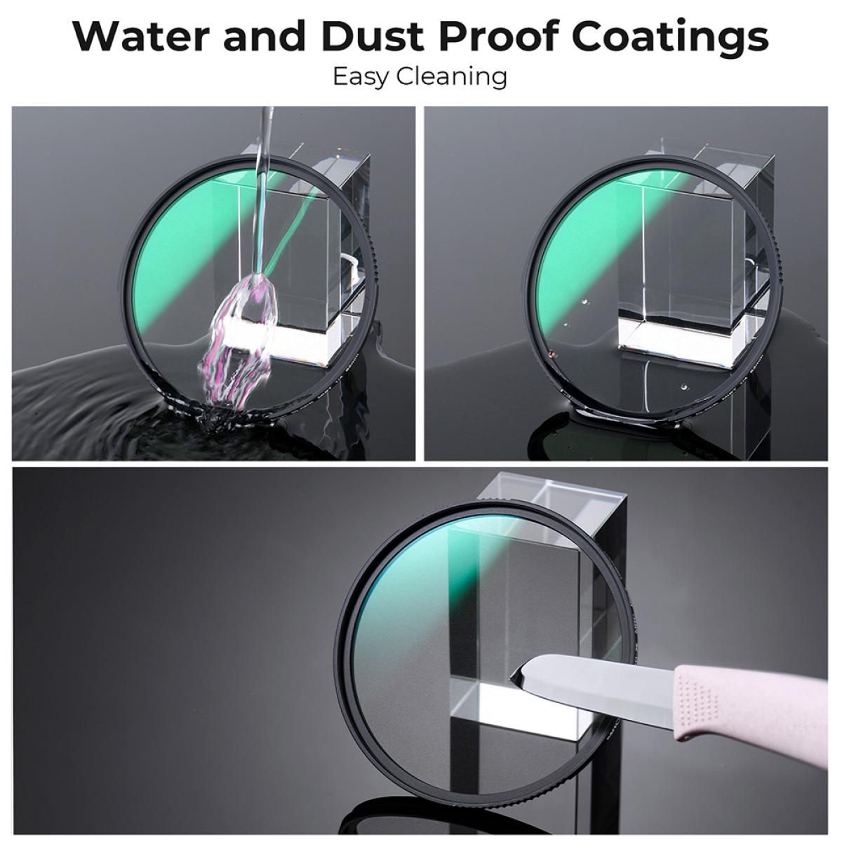 62mm Black Pro-Mist 1/4 Filter Effect Filter 28 Lagen Anti-Reflectie Groene Film Waterdicht En Krasbestendig Met Metalen Lensdop Nano-X Serie