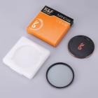 مرشح ضباب أسود 77 مم 1/8 ، 28 طبقة من فيلم أخضر مضاد للانعكاس ، مقاوم للماء ومقاوم للخدش مع غطاء عدسة معدني ، سلسلة Nano-X