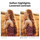 82 مم مرشح ضباب أسود 1/8 ، 28 طبقة من فيلم أخضر مضاد للانعكاس ، مقاوم للماء ومقاوم للخدش مع غطاء عدسة معدني ، سلسلة Nano-X