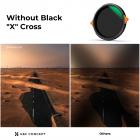 72 mm CPL&ND4-ND64 (2-6 Stopp) Variabelt ND-Filter Och CPL-2-I-1 Med 28 Lager Grön Antireflexbeläggning Två Orange Spakar Nano-Xcel-Serien