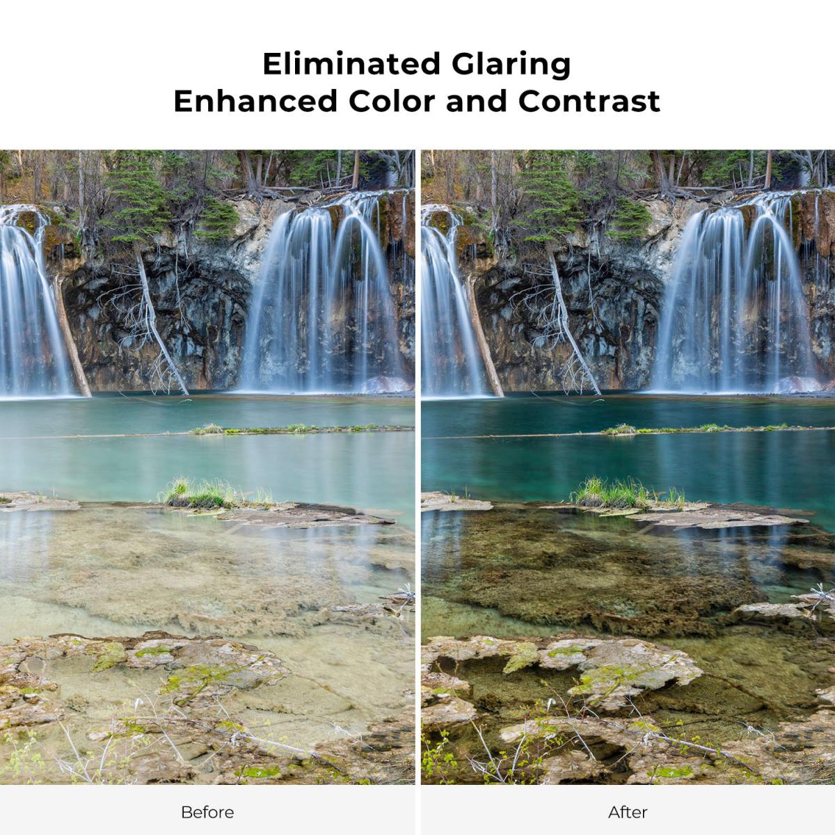 49 mm magneettinen CPL-suodatin, teräväpiirto, päällystetty vedenpitävällä naarmuuntumista estävällä vihreällä kalvolla, magneettisella