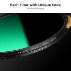 K&F Concept Variabelt ND-filter 72 mm ND2-ND32 (1-5 steg) Ultratunn HD Kopparram Variabelt Neutral Density Filter Nano-Xcel PRO-Serien