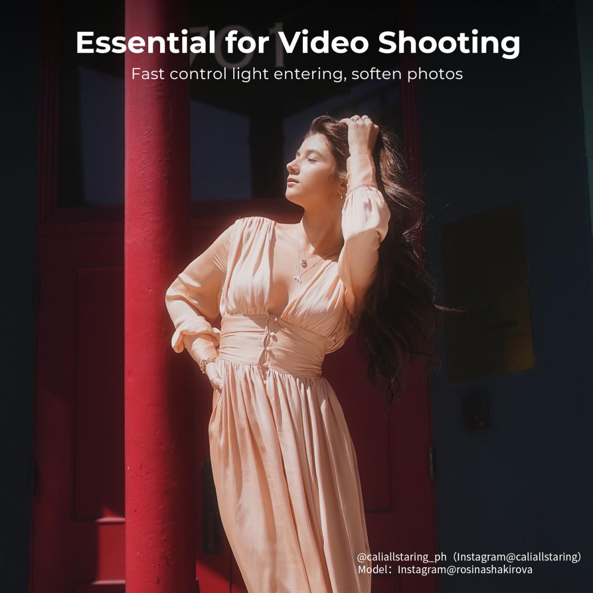 67mm الأسود ضباب 1/4 + ND8-128 متغير ND مرشح مع على الوجهين 28 طبقة المضادة للانعكاس فيلم أخضر ورافعة نانو X سلسلة