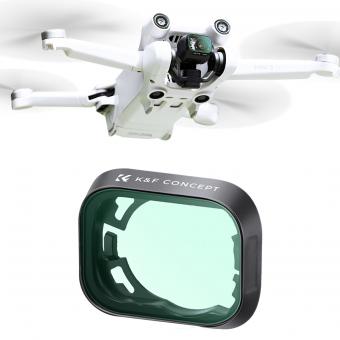 Filtro de Protección UV K&F Concept para DJI Mini 3 Pro/Mini 3 - Lente HD Antirreflejos, Impermeable y Resistente a Arañazos