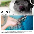 DJI Drone Mini3 Pro (ND16 ＆ PL) Filtro HD, riduzione della luce 4 stop, con pellicola verde antiriflesso su un lato, impermeabile e resistente ai graffi Modello compatibile Mini3