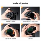 Filtre pour drone DJI Mavic 4 Pro CPL, verre optique HD multicouche/cadre en aluminium