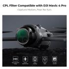Drone Filtresi DJI Mavic 4 Pro CPL Filtre Çok Kaplamalı HD Optik Cam/Alüminyum Çerçeve