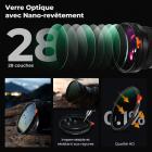 Filtre d'objectif ND variable 77 mm, True Color et ultra-faible réflexion, ND2-32 (1-5 arrêts), filtre HD à densité neutre réglable avec 28 revêtements multicouches pour objectifs d'appareil photo - Série Nano-X