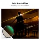 Der Gold Streifenfilter erzeugt einen coolen gebürsteten Look, indem er dem Bild eine Schicht golder