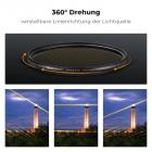 360°Drehung, verstellbare Linienrichtung der Lichtquelle