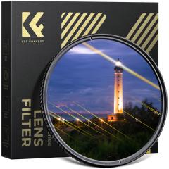 67mm Guldstreck Effektfilter (2mm) Anamorfiskt Optiskt Glas Ljusfläkt Effektfilter för Kamerobjektiv Nano-Xcel Series