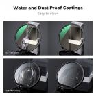 فلتر عدسة بتأثير خطوط ذهبية مقاس 67 مم (2 مم) من الزجاج البصري اللاأفقي بتأثير الوهج الضوئي لعدسة الكاميرا من سلسلة Nano-Xcel