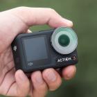 DJI Osmo Action 3 UV-suodatin, jossa yksipuolinen heijastusta estävä vihreä kalvo