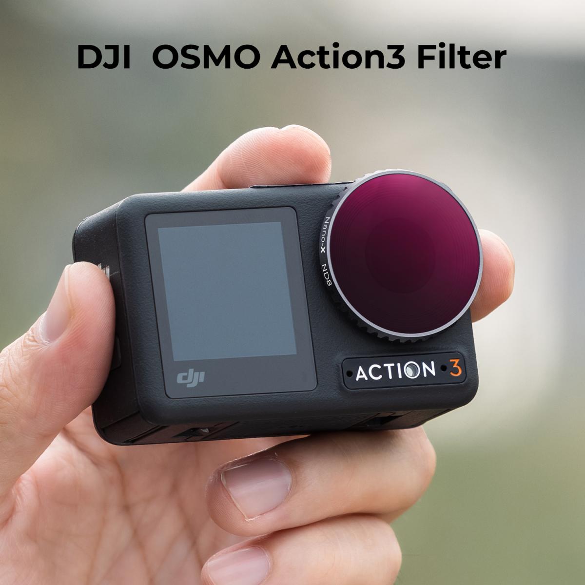 DJI Osmo Action 3 ND8 Filter with Single-sided Anti-reflection Green Film