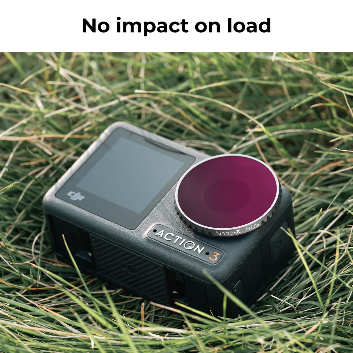 DJI Osmo Action 3 ND8 Filter with Single-sided Anti-reflection Green Film