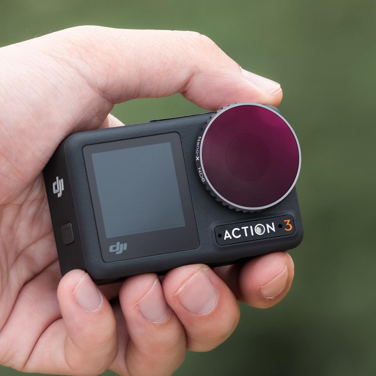 DJI Osmo Action 3 ND8 Filter with Single-sided Anti-reflection Green Film