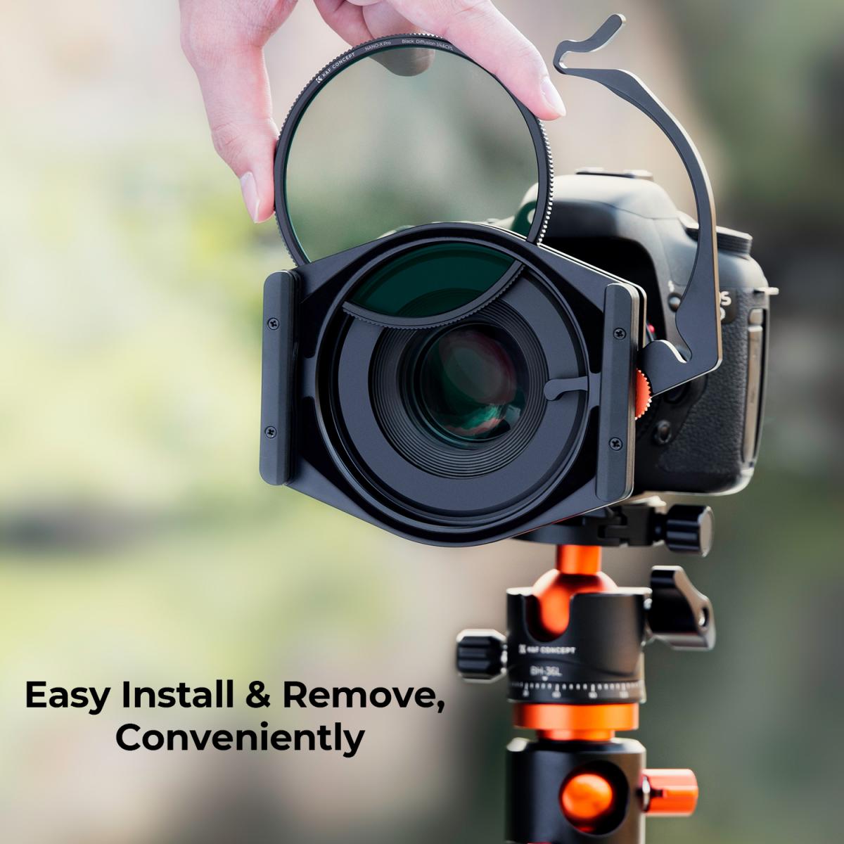 95 mm Black Mist 1/4&CPL optisk glas, HD, belagt med vandtæt anti-ridse anti-reflekterende grøn film Nano-Xcel Pro Series