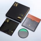 95 mm Black Mist 1/4&CPL optisk glas, HD, belagt med vandtæt anti-ridse anti-reflekterende grøn film Nano-Xcel Pro Series