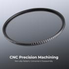 K&F Concept 52mm Black Mist 1/4 Filter, Black Diffusjonsfilter 1/4 med 18 belegg,  Black Pro Mist 1/4 med 3 Rengjøringskluter Nano-Klear Serien