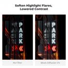 K&F Concept Black Mist 1/4 Filter, 52mm 1/4 Black Diffusjonsfilter + Objektivdeksel + Rengjøringsklut, Black Pro Mist 1/4 med 18 belegg i Nano-Klear Serien