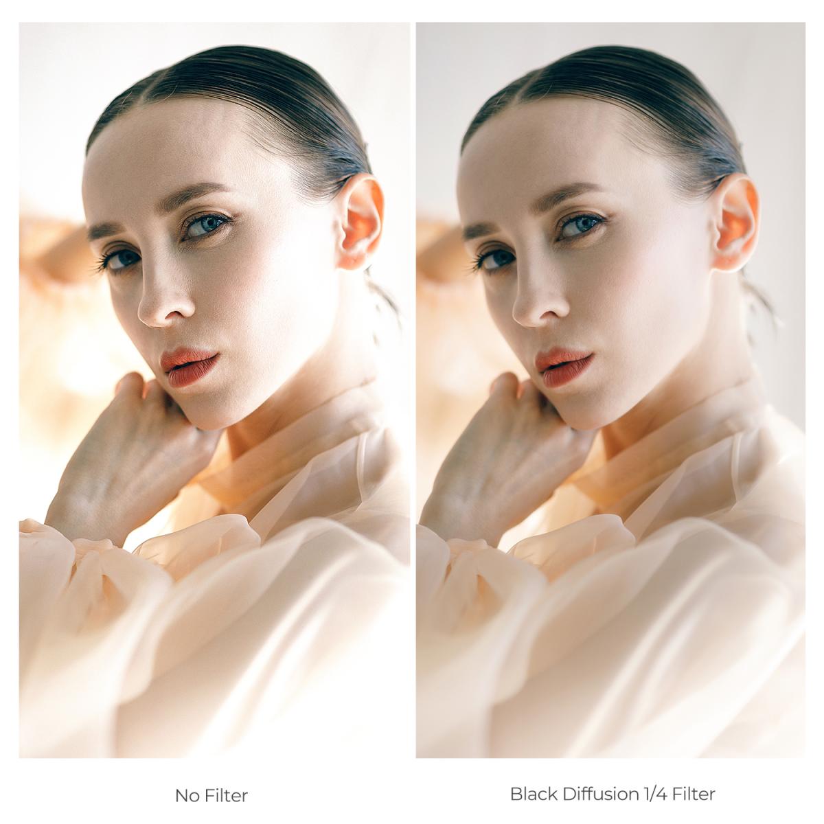 82mm 1/4 Black Mist -suodatin, teräväpiirto, vedenpitävä heijastuksenesto vihreä kalvo, D-sarja