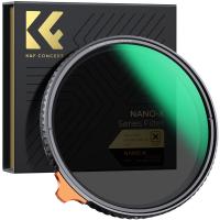 72 mm variabelt ND-filter ægte farve ND2-ND32 med 28 lag antirefleks grøn film Vandtæt, anti-ridse Nano-Xcel-serien