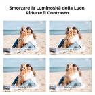 72mm Filtro Black Mist 1 in Vetro Ottico per in Ritratto e in Video con tre pezzi di panno per la pulizia, Nano-Klear