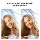 K&F Concept 55mm Black Mist 1 Filter med 3 Rengjøringskluter, Black Diffusionsfilter 1 (Black Pro-Mist) med 18 belegg Nano-Klear Serien