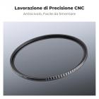 67mm Filtro Black Mist 1/2 in Vetro Ottico per in Ritratto e in Video con tre pezzi di panno per la pulizia, Nano-Klear