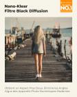 Filtre Black Mist 1/8 55 mm + bouchon d'objectif, filtre effet cinéma avec 18 couches multicouches pour vidéo, vlog et portrait, série Nano-Klear