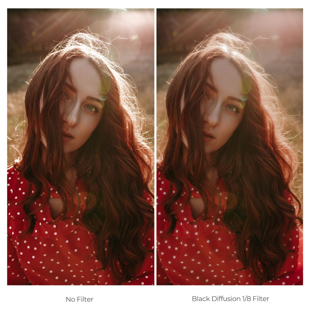 52mm Siyah Difüzyon 1/8 Filtre Yüksek Çözünürlüklü Su Geçirmez Yansıma Önleyici Yeşil film Nano-D serisi