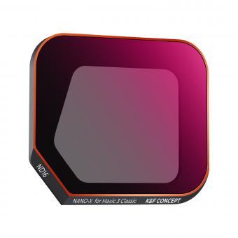 Filtro DJI Mavic 3 Classic ND16 con pellicola verde antiriflesso su un lato Impermeabile e antigraffio