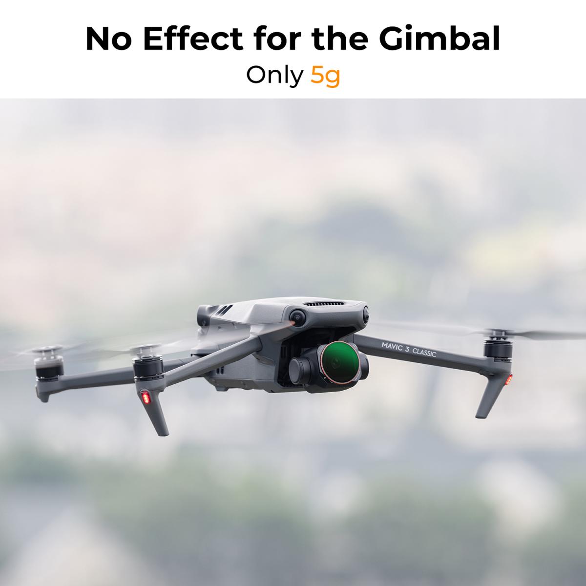 DJI Mavic 3 Classic ND2-32 -linssisuodatin (1-5 pistettä), 28 monipinnoitettu muuttuva neutraalitiheyssuodatin